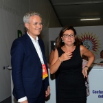Foto Nicoloro G.   30/08/2019   Ravenna    Festa Nazionale dell' Unita'. nella foto la vicesegretaria del PD Paola De Micheli con Stefano Vaccari, responsabile delle Relazioni Esterne del PD.