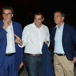 Foto Nicoloro G.   01/09/2019   Ravenna    Festa Nazionale dell' Unita'. nella foto da sinistra il deputato PD Roberto Morassut, il sindaco di Ravenna Michele De Pascale e il sindaco di Milano Beppe Sala.
