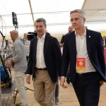 Foto Nicoloro G.   08/09/2019   Ravenna    Festa Nazionale dell' Unita'. Assemblea nazionale dei Segretari di circolo PD. nella foto il vicepresidente del PD Andrea Orlando, a sinistra, e Stefano Vaccari, responsabile Relazioni Esterne del PD.