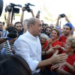Foto Nicoloro G.   08/09/2019   Ravenna    Manifestazione di chiusura della Festa Nazionale dell' Unita'. nella foto Nicola Zingaretti incontra i volontari della Festa.