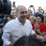 Foto Nicoloro G.   08/09/2019   Ravenna    Manifestazione di chiusura della Festa Nazionale dell' Unita'. nella foto Nicola Zingaretti incontra i volontari della Festa.