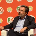 Foto Nicoloro G.   31/08/2019   Ravenna    Festa Nazionale dell\' Unita\'. nella foto il direttore dell\' Espresso Marco Damilano.