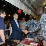 Foto Nicoloro G.   05/09/2019   Ravenna    Festa Nazionale dell' Unita'. nella foto l' onorevole Piero Fassino fa visita ai volontari nello stand del Senegal.