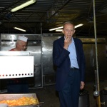 Foto Nicoloro G.   05/09/2019   Ravenna    Festa Nazionale dell\' Unita\'. nella foto l\' onorevole Piero Fassino in visita agli stand dei volontari si concede una patatina al volo.