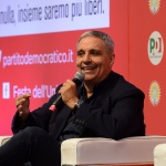 Foto Nicoloro G.   04/09/2019   Ravenna    Festa Nazionale dell' Unita'. nella foto lo scrittore Maurizio De Giovanni.