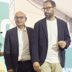 Foto Nicoloro G.   08/09/2023   Ravenna   Festa Nazionale dell' Unita'.  nella foto Antonio Misiani, a sinistra, e Stefano Patuanelli.