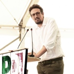 Foto Nicoloro G.   10/09/2023   Ravenna   Con l' intervento della segretaria nazionale del PD si chiude ufficialmente la  Festa Nazionale dell' Unita'.  nella foto Alessandro Barattoni segretario provinciale PD.