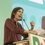 Foto Nicoloro G.   10/09/2023   Ravenna   Con l' intervento della segretaria nazionale del PD si chiude ufficialmente la  Festa Nazionale dell' Unita'.  nella foto Elly Schlein.