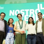Foto Nicoloro G.   07/09/2023   Ravenna   Festa Nazionale dell' Unita'.  nella foto da sinistra Leonardo Becchetti, Maria Teresa Imparato, Annalisa Corrado, Monia Monni e Michele de Pascale.