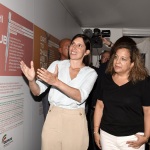 30/08/2023   Ravenna   Serata inaugurale della Festa Nazionale dell' Unita'.  nella foto Elly Schlein con Iratxe Garcia Perez capogruppo dei Socialisti e Democratici al Parlamento europeo.