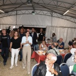 30/08/2023   Ravenna   Serata inaugurale della Festa Nazionale dell' Unita'.  nella foto Elly Schlein con Iratxe Garcia Perez capogruppo dei Socialisti e Democratici al Parlamento europeo.