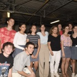 30/08/2023   Ravenna   Serata inaugurale della Festa Nazionale dell' Unita'.  nella foto Elly Schlein con un gruppo di volontari alla Festa del PD.