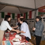 30/08/2023   Ravenna   Serata inaugurale della Festa Nazionale dell' Unita'.  nella foto Elly Schlein visita lo stand dell' ANPI.