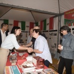 30/08/2023   Ravenna   Serata inaugurale della Festa Nazionale dell' Unita'.  nella foto Elly Schlein visita lo stand dell' ANPI.
