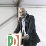 30/08/2023   Ravenna   Serata inaugurale della Festa Nazionale dell' Unita'.  nella foto Luigi Tosiani segretario regionale Emilia-Romagna PD.