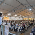 30/08/2023   Ravenna   Serata inaugurale della Festa Nazionale dell' Unita'.  nella foto Elly Schlein segretaria nazionale PD.