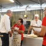 Foto Nicoloro G.   02/09/2023   Ravenna   Festa Nazionale dell' Unita'.  nella foto Nicola Zingaretti saluta i volontari nelle cucine degli stand della Festa.