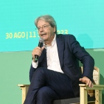 Foto Nicoloro G.   02/09/2023   Ravenna   Festa Nazionale dell' Unita'.  nella foto Paolo Gentiloni Commissario europeo per gli Affari Economici.