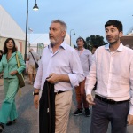 Foto Nicoloro G.   03/09/2023   Ravenna   Festa Nazionale dell' Unita'.  nella foto da sinistra Laura Boldrini, Lorenzo Guerini e Roberto Speranza.
