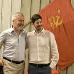 Foto Nicoloro G.   03/09/2023   Ravenna   Festa Nazionale dell' Unita'.  nella foto Lorenzo Guerini, a sinistra, e Roberto Speranza.