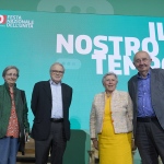 Foto Nicoloro G.   31/08/2023   Ravenna   Festa Nazionale dell' Unita'.  nella foto da sinistra Albertina Soliani, Pierluigi Castagnetti, Maria Pia Garavaglia e Aldo Preda.