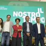 Foto Nicoloro G.   04/09/2023   Ravenna   Festa Nazionale dell' Unita'.  nella foto da sinistra Serena Riformato, Alessandro Alfieri, Vanessa Pallucchi, Gaetano Manfredi, Piero De Luca e Simona Bonafe'.