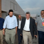 Foto Nicoloro G.   28/08/2019   Ravenna    Festa Nazionale dell' Unita'. nella foto il segretario generale CGIL als uo arrivo alla Festa accolto dal segretario provinciale del PD Alessandro Barattoni.