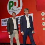 Foto Nicoloro G.   28/08/2019   Ravenna    Festa Nazionale dell' Unita'. nella foto il segretario generale CGIL Maurizio Landini, a sinistra, e l' ex ministro Andrea Orlando.