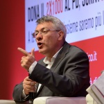 Foto Nicoloro G.   28/08/2019   Ravenna    Festa Nazionale dell' Unita'. nella foto Maurizio Landini, segretario generale CGIL.