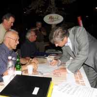 Foto Nicoloro G. 12/09/2011 Ravenna Serata conclusiva della Festa provinciale del PD di Ravenna con l' intervento di Vasco Errani, presidente della regione Emilia-Romagna. nella foto Vasco Errani