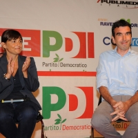 Foto Nicoloro G. 27/08/2012 Ravenna Festa provinciale del PD a Ravenna. Allo Spazio Dibattiti incontro sul tema " Dal Nord per ricostruire il Paese ". nella foto Debora Serracchiani – Maurizio Martina