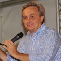 Foto Nicoloro G. 24/08/2012 Ravenna Il presidente della Regione Emilia-Romagna apre la Festa Provinciale del PD di Ravenna che si manifesta sotto lo slogan " Viva l' Italia, l' Italia che non ha paura ". nella foto Claudio Sardo, direttore dell'Unità