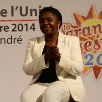 FFoto Nicoloro G.  31/08/2014   Ravenna    Festa Provinciale de L' Unità. nella foto la parlamentare europea Cècile Kyenge.