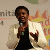Foto Nicoloro G.  31/08/2014   Ravenna    Festa Provinciale de L' Unità. nella foto la parlamentare europea Cècile Kyenge.