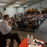 Foto Nicoloro G.  30/08/2014   Ravenna    Festa Provinciale de L' Unità. nella foto il ministro Giuliano Poletti.