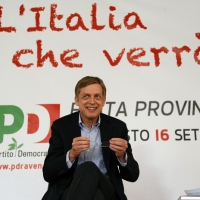 Foto Nicoloro G. 11/09/2013 Ravenna Festa provinciale del PD di Ravenna che ha come slogan ” L’ Italia che verrà “. nella foto Gianni Cuperlo