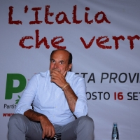 Foto Nicoloro G. 30/08/2013 Ravenna Festa provinciale del PD con l’ intervento dell’ ex segretario Pier Luigi Bersani. nella foto Pier Luigi Bersani