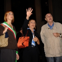 Foto Nicoloro G. 28/09/2012 Rimini Si svolge nella cittadina romagnola il Festival Francescano 2012 che prende il titolo " femminile, plurale " perche' nell' ottavo centenario della consacrazione di Chiara d' Assisi si interroga sulla figura della donna. nella foto Gloria Lisi – Elsa Fornero – Pier Giorgio Pasini