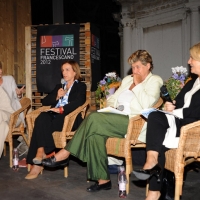 Foto Nicoloro G. 28/09/2012 Rimini Si svolge nella cittadina romagnola il Festival Francescano 2012 che prende il titolo " femminile, plurale " perche' nell' ottavo centenario della consacrazione di Chiara d' Assisi si interroga sulla figura della donna. nella foto Tiziana Ferrario – Elsa Fornero – Susanna Camusso – Valeria Piccari