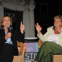 Foto Nicoloro G. 28/09/2012 Rimini Si svolge nella cittadina romagnola il Festival Francescano 2012 che prende il titolo " femminile, plurale " perche' nell' ottavo centenario della consacrazione di Chiara d' Assisi si interroga sulla figura della donna. nella foto Elsa Fornero – Susanna Camusso
