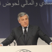 Foto Nicoloro G.  12/07/2010  Milano  Prima giornata del " Forum Economico e Finanziario per il Mediterraneo ". nella foto Antonio Tajani