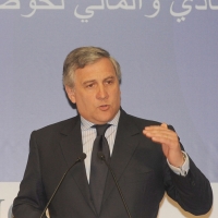 Foto Nicoloro G.  12/07/2010  Milano  Prima giornata del " Forum Economico e Finanziario per il Mediterraneo ". nella foto Antonio Tajani