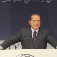 Foto Nicoloro G.  12/07/2010  Milano  Prima giornata del " Forum Economico e Finanziario per il Mediterraneo ". nella foto Silvio Berlusconi