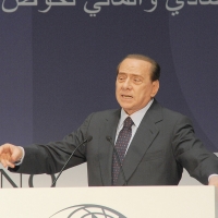 Foto Nicoloro G.  12/07/2010  Milano  Prima giornata del " Forum Economico e Finanziario per il Mediterraneo ". nella foto Silvio Berlusconi