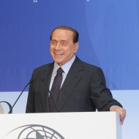 Foto Nicoloro G.  12/07/2010  Milano  Prima giornata del " Forum Economico e Finanziario per il Mediterraneo ". nella foto Silvio Berlusconi