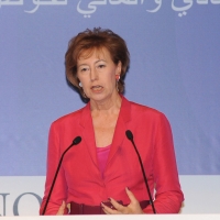 Foto Nicoloro G.  12/07/2010  Milano  Prima giornata del " Forum Economico e Finanziario per il Mediterraneo ". nella foto Letizia Moratti