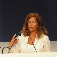 Foto Nicoloro G.  12/07/2010  Milano  Prima giornata del " Forum Economico e Finanziario per il Mediterraneo ". nella foto Emma Marcegaglia