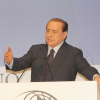 Foto Nicoloro G.  12/07/2010  Milano  Prima giornata del \" Forum Economico e Finanziario per il Mediterraneo \". nella foto Silvio Berlusconi