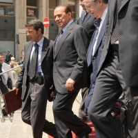Foto Nicoloro G.  12/07/2010  Milano  Prima giornata del \" Forum Economico e Finanziario per il Mediterraneo \". nella foto Silvio Berlusconi