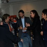 Foto Nicoloro G.  03/05/2014  Rimini      Seconda delle tre " Giornate del Lavoro " organizzate dalla CGIL, tra incontri, concerti, dibattiti, idee. nella foto la presidente della Camera Laura Boldrini con Susanna Camusso e il sindaco di Rimini Andrea Gnassi si intrattiene con alcune esponenti della " Casa delle donne " .